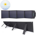 Choetech Panou solar fotovoltaic pliabil SC009-V2, 100W, 2x USB / 1x USB tip C power delivery Quick Charge, DC si conectori, Negru