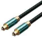 Vention Toslink optikai audio, réz, szövet 2m kábel (zöld) (BKBGH) (BKBGH)