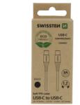 SWISSTEN Cablu Swissten de date USB-C/USB-C Negru 1, 2m (pachet Eco) (8595217475670)