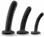 Blush Novelties Temptasia Twist Kit Set of Three set de butt plug-uri black