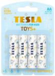 TESLA 4 baterii alcaline AA TOYS+ 1, 5V Tesla Batteries (TS0001) Baterii de unica folosinta
