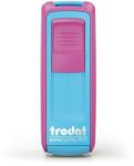 TRODAT Bélyegző, TRODAT Pocket Printy 9511 , pink-türkiz ház, fekete párnával (IT9511PT)