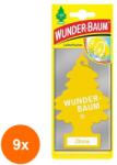 Wunder-Baum Set 9 x Odorizant Auto Zitrone, Wunder-Baum (DEM-9xMDR-7013)