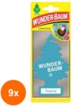 Wunder-Baum Set 9 x Odorizant Auto Tropical, Wunder-Baum (DEM-9xMDR-7023)