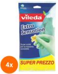Vileda Set 4 x Manusi Menaj Vileda Extra Sensation, Marimea L (ROC-4xMAG1017639TS)