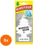 Wunder-Baum Set 8 x Odorizant Auto Arctic White, Wunder-Baum (DEM-8xMDR-7091)
