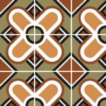 Equipe Cerámicas Equipe Bauhome Blume Warm Antik Design cementlap mintás járólap