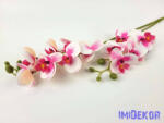  Gumis orchidea 2 ágú 58 cm - Fehér-Rózsaszín