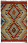 Bakhtar Kilim szőnyeg Chobi 62x92 kézi szövésű afgán gyapjú kilim (102275)