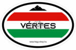  Vértes autós matrica