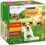 Friskies Dog adult multipack marha/csirke/bárány lében, 4 x 100 g