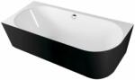POLYSAN Sussi 160x70 cm stânga negru/alb (80219L)