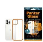 Panzer Husa PanzerGlass Protective Case for Apple iPhone 12 | 12 Pro, Transparency / Orange Frame (5711724002830)