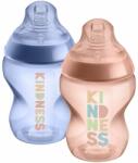 Tommee Tippee Closer To Nature Anti-colic Kindness biberon pentru sugari Slow Flow 0m+ 2x260 ml