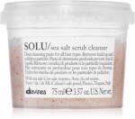 Davines Essential Haircare SOLU Sea Salt Scrub Cleanser exfoliant de curățare pentru toate tipurile de păr 75 ml