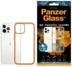 Panzer Husa PanzerGlass Protective Case for Apple iPhone 12 Pro Max, Transparency / Orange Frame (5711724002847)