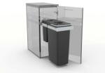 EKOTECH - beépíthető hulladékgyűjtő smart inox 1x26 liter+1x7 liter lágyan záródó - ardesshop