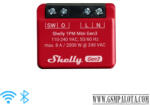 Shelly 1PM Mini Gen3 egy áramkörös fogy. mérő WiFi-s okosrelé, 8A (SHELLY-1PMMINI)