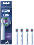 Oral-B Pro 3D White fogkefefej (4 db) - pelenka