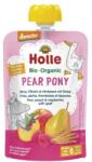 Holle Baby Piure de Pere, Piersici si Zmeura cu Grau Spelta Eco, Pear Pony, Holle Baby, 100 g (BLG-1877313)