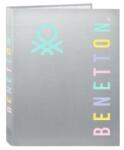 Benetton Biblioraft Benetton Silver Argintiu A4 26.5 x 33 x 4 cm