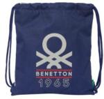 Benetton Geantă Rucsac cu Bretele Benetton Varsity Gri Bleumarin 35 x 40 x 1 cm