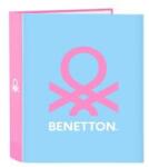 Benetton Biblioraft Benetton Spring Roz Albastru celest A4 27 x 33 x 6 cm