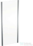 Geberit GEO 80x190 cm-es oldalfal Geo zuhanyajtóhoz átlátszó üveggel, ezüstözött kerettel, Reflex vízlepergető réteggel, 560.117. 00.2 (560117002)