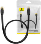 Baseus Cat 7 UTP Ethernet RJ45 lapos kábel 1, 5 m fekete