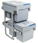 EKOTECH - Beépíthető hulladékgyűjtő TANDEM SHORT 40 - 2x15+2x12 liter (91254100) - watermarkt