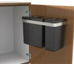 Elleci EKOTECH - Beépíthető hulladékgyűjtő BELT 60 - 1x15 liter+1x7 liter (940041602)