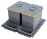 EKOTECH - Beépíthető hulladékgyűjtő PRACTIKO 600 - 2x12 liter + 2 tartó (91084100B5)