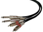 LTC Cablu 2rca tata/2jack 6.35 mono 3m (CM3RJ-2)