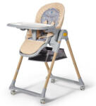 KinderKraft etetõszék Lastree natúr fa - kreativjatek