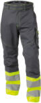 DASSY Phoenix munkavédelmi jól láthatósági derekas nadrág szürke/sárga színben (2008102064B64930058)