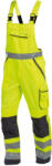 DASSY Malmedy munkavédelmi jól láthatósági kantáros nadrág sárga/szürke színben (4001562074B69410040)