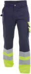 DASSY Omaha munkavédelmi jól láthatósági derekas nadrág navy/sárga színben (2006202064C68920044)