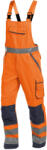 DASSY Malmedy munkavédelmi jól láthatósági kantáros nadrág narancs/navy színben (4001562074B66810038)