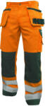 DASSY Glasgow munkavédelmi nadrág narancs/zöld színben (2008992074B66310038)