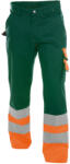 DASSY Omaha munkavédelmi jól láthatósági derekas nadrág zöld/narancs színben (2006202064C63660036)