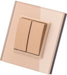 Smarthugo arany üvegkeretes csillárkapcsoló - 105 (sh201103)