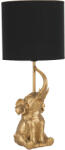 Clayre & Eef Veioza auriu negru Elefant 20x46 cm (6LMC0038)