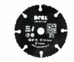 Drel Disc diamantat segmentat mini, lemn, taiere uscata, 76 mm/10 mm, Drel (CON-DCT-1307) - jollymag Disc de taiere