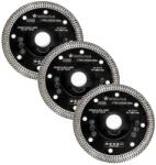 RICHMANN Disc diamantat turbo subtire, placi ceramice, taiere umeda si uscata, set 3 buc, 115 mm/22.23 mm, Richmann Exclusive (C4850P3) - jollymag Disc de taiere