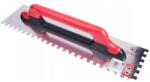 Olejnik Gletiera inox, Olejnik, zimti, 10x10 mm, Super Profi, 13x48 cm, maner soft lung, Rosu (9038036)