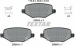 TEXTAR set placute frana, frana disc TEXTAR 2584301 (2584301)