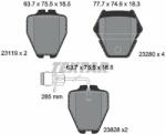 TEXTAR set placute frana, frana disc TEXTAR Q+ 2311901 (2311901)