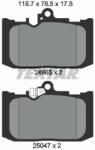 TEXTAR set placute frana, frana disc TEXTAR 2496501 - automobilus