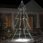 vidaXL 360 LED-es beltéri/kültéri kúp alakú karácsonyfa 143 x 250 cm (328593)