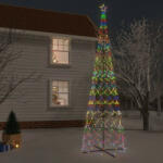 vidaXL kúp alakú karácsonyfa 3000 színes LED-del 230 x 800 cm (343516) - balena